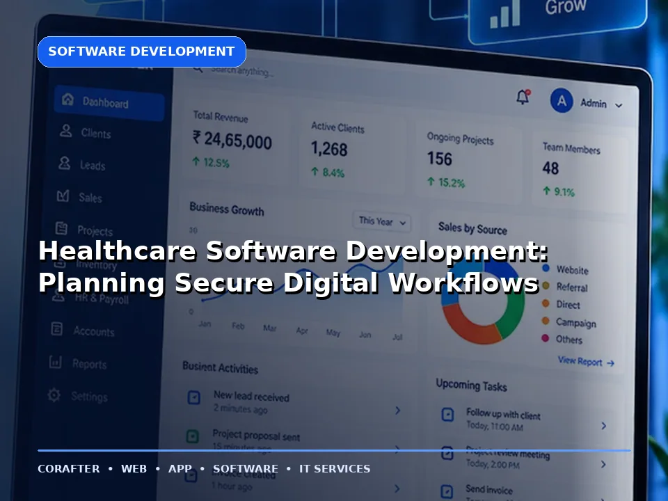 Healthcare Software Development: Planning Secure Digital Workflows