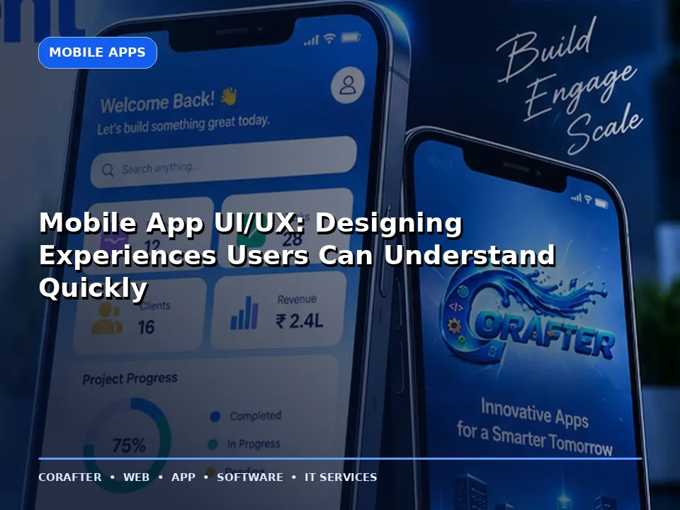 Mobile App UI/UX: Designing Experiences Users Can Understand Quickly