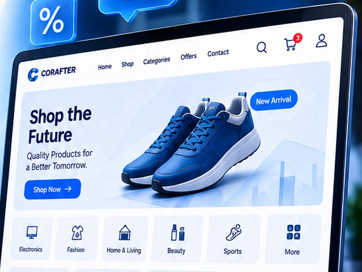 E-Commerce Mobile App project preview